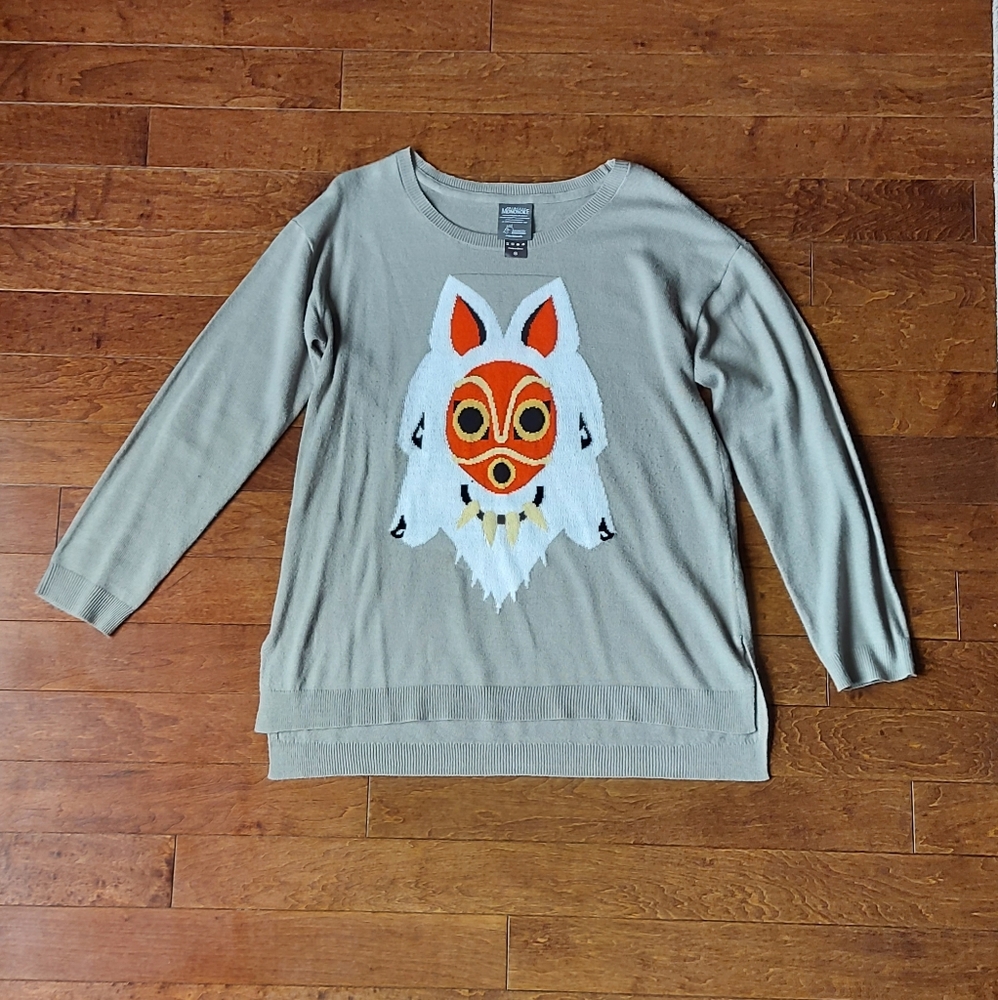 NWOT Licenced Studio Ghibli Mononoke Sweater Shirt